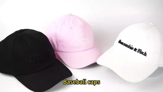 Embroidery Waterproof Custom 6 Plate Cap Cotton Comfortable Sport Cap 