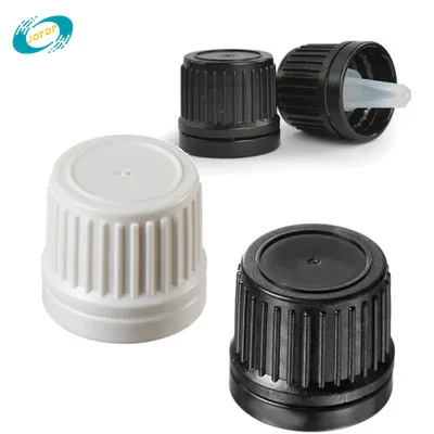 18 mm Black PP Plastic Dropper Assembly Tamper Evident Closure 
