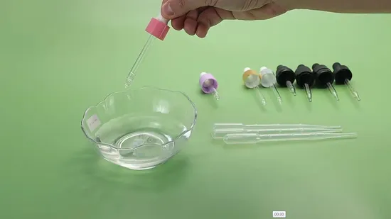 Dropper Plastic Middle Ring Essential Oil Bottle Closure Dropper Cover 