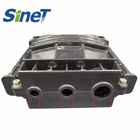 FTTH 12 24 36 48 72 96 Cores PP/ABS/PC Plastic Horizontal Fiber Optical Waterproof Splice Closures