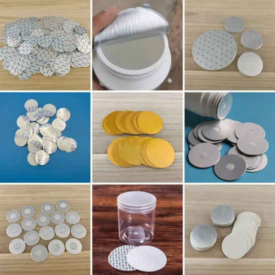 Wholesale Price OEM Factory Customized Heat Induction Seal Liner Aluminumn Foil Seal Liner PE Foam Pressure Sensitive Liner for Bottle Cap Manufacturer in China 