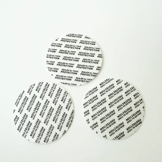 Food Grade Foam Pressure Sensitive Sealing Gasket Bottle Cap Liner 