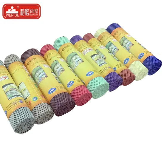 Anti Slip Non Adhesive Cabinet Liner for Drawers, Shelves, Storage, Kitchen and Desk, PVC Foam Non