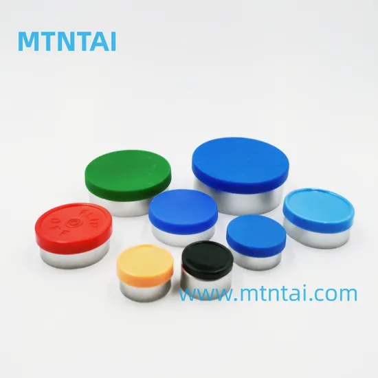 13mm Medical Bottle Caps in Grey Color/ Flip Top Caps 